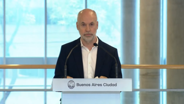 Horacio Rodríguez Larreta dio una conferencia de prensa luego de conocer la decisión del gobierno nacional sobre la coparticipación de CABA. Foto: archivo.