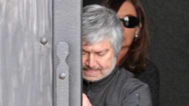 Lázaro Báez y Cristina Kirchner, una antigua amistad de familias. (Foto OPI Santa Cruz)