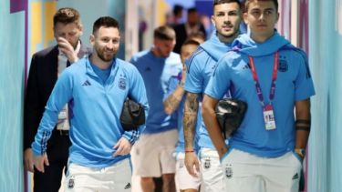 Messi, y todo el equipo de Scaloni serán recibidos en Ezeiza por una multitud. Foto: NA