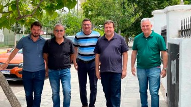 El presidente de JSRN apoyó la candidatura de Rodrigo Buteler en Cipolletti. Foto: Gentileza.