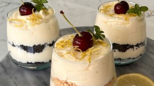 Mousse de limón en un abrir y cerrar de ojos