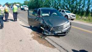 Dos autos protagonizaron otro accidente en la Ruta 22, en la zona de Guerrico