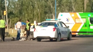 Chocaron en San Juan y Ruta 22, en Roca. Foto: gentileza