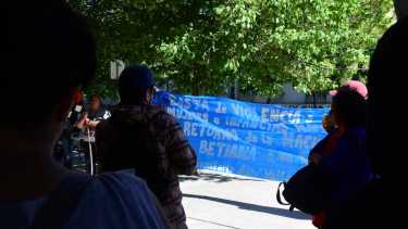 Reclamaron integrantes de la Red Comunitaria Alto Valle. Foto: Alejandro Carnevale.