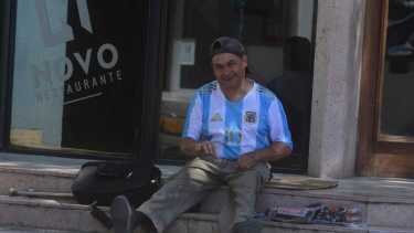 Juancito, hincha de la Selección Argentina. (Foto: Cesar Izza)