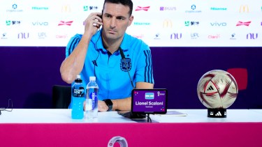 Lionel Scaloni habló sobre lo que pasó y lo que viene para la selección. Foto: AP
