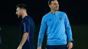 Mundial Qatar 2022: los dos equipos que paró Scaloni en la práctica antes de Países Bajos