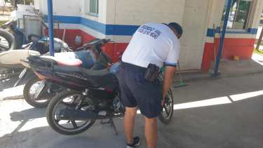 La moto había sido robada en Neuquén en agosto. (Foto gentileza)