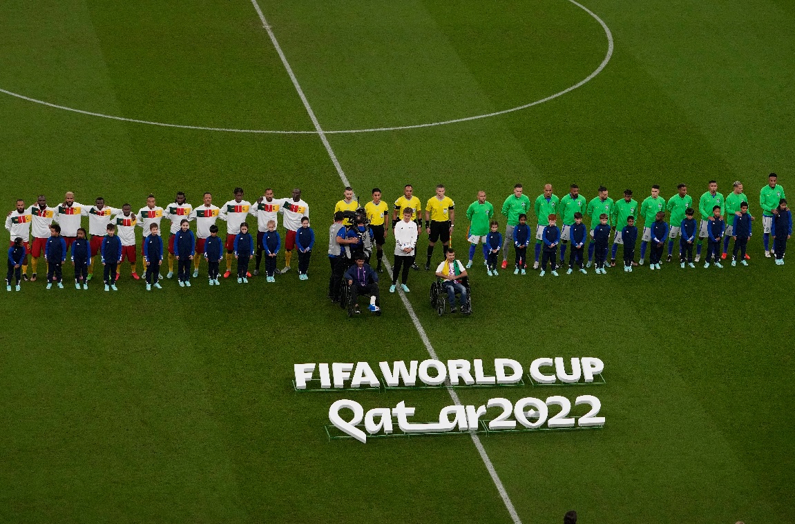 Brasil y Camerún se enfrentan por la fecha 3 del grupo G del Mundial. Foto: AP