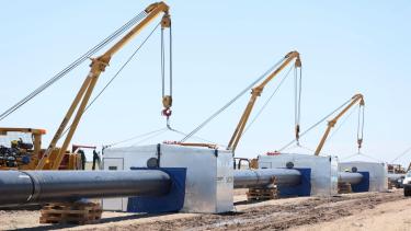La soldadora se puso en funcionamiento en La Pampa. Foto: gentileza. 