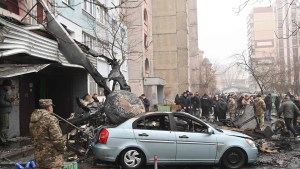 Tragedia en Ucrania: se estrelló un helicóptero y murió el ministro del Interior junto a otras 17 personas
