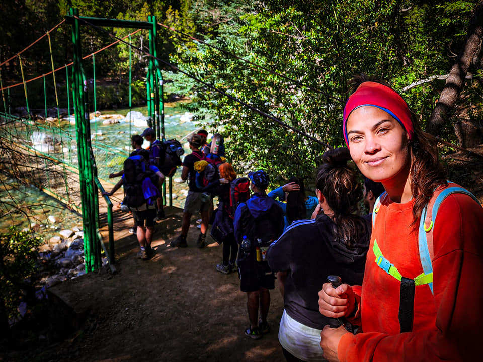 Camino al Cajón del Azul pararon en esta increíble playita escondida de