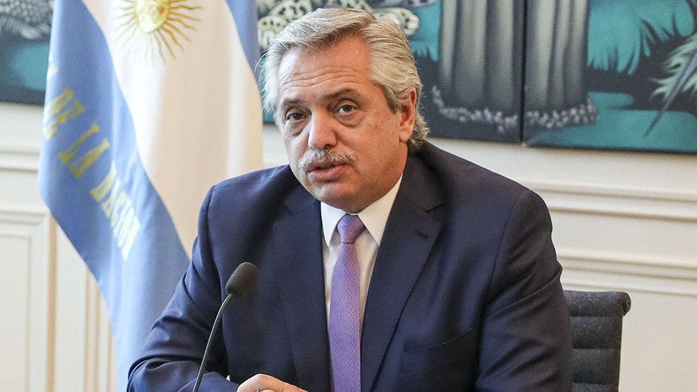 Alberto Fernández aseguró que promoverá el inicio de un juicio político contra Horacio Rosatti. Foto Télam.