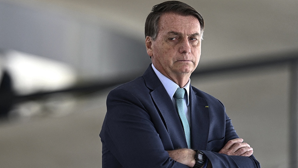 El ex mandatario brasileño reapareció después de los intentos de toma en Brasilia. Foto AFP.