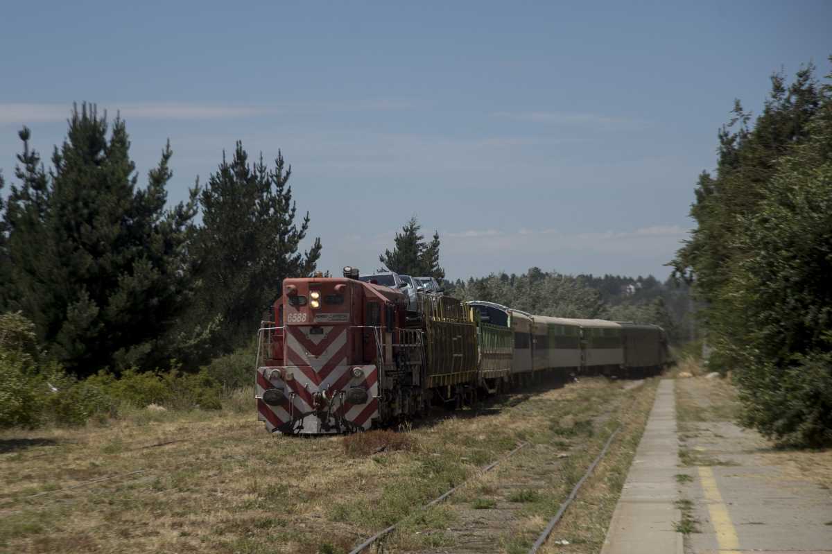 Alrededor de las 15 de este sábado ocurrió el descarrilamiento de uno de los vagones del Tren Patagónico, sin mayores consecuencias. (Foto de archivo Marcelo Martínez)