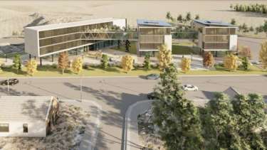 El Polo Tecnológico tendrá tres módulos y ocupará una superficie total de 6.500 metros cuadrados en Neuquén capital (Crédito: Neuquén Capital)