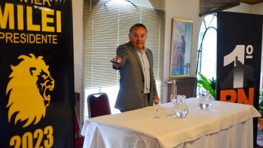 Ariel Rivero acompañó la candidatura de Milei el año pasado y ahora crea su propio partido. Archivo