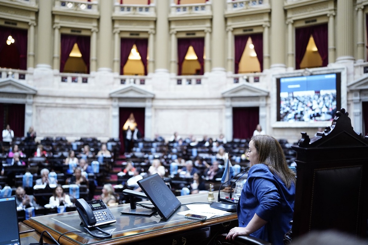 Cecilia Moreau, titular de la Cámara de Diputados de la Nación. 