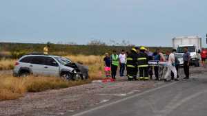 Identificaron a las personas del choque semifrontal en Choele Choele