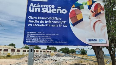 El jardín Nº 89 es el más atrasado. La obra empezó en diciembre. (Foto: Andrea Vazquez)