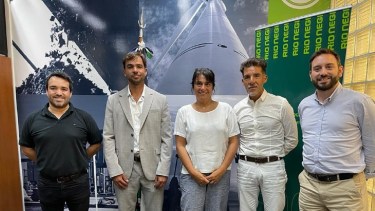 Las autoridades de Kalpa Group se reunieron con la secretaria de Energía de Río Negro, Andrea Confini.