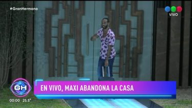 Maxi abandonó la casa de Gran Hermano.