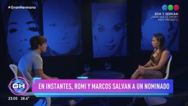Marcos y Romina debieron debatir para acordar la salvación.