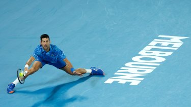 El serbio llegó a su 22 Grand Slam ganado y alcanzó el récord que mantenía Rafael Nadal. Foto Australian Open Twitter.