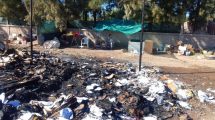 Imagen de Se incendió una cooperativa ambiental en el oeste de Neuquén y aseguran que fue intencional