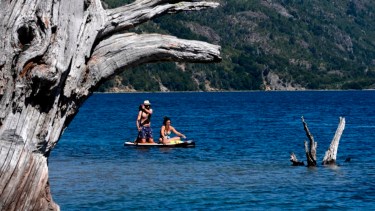 Lago Guillelmo, una maravilla en la Cordillera de los Andes. Foto: Alfredo Leiva