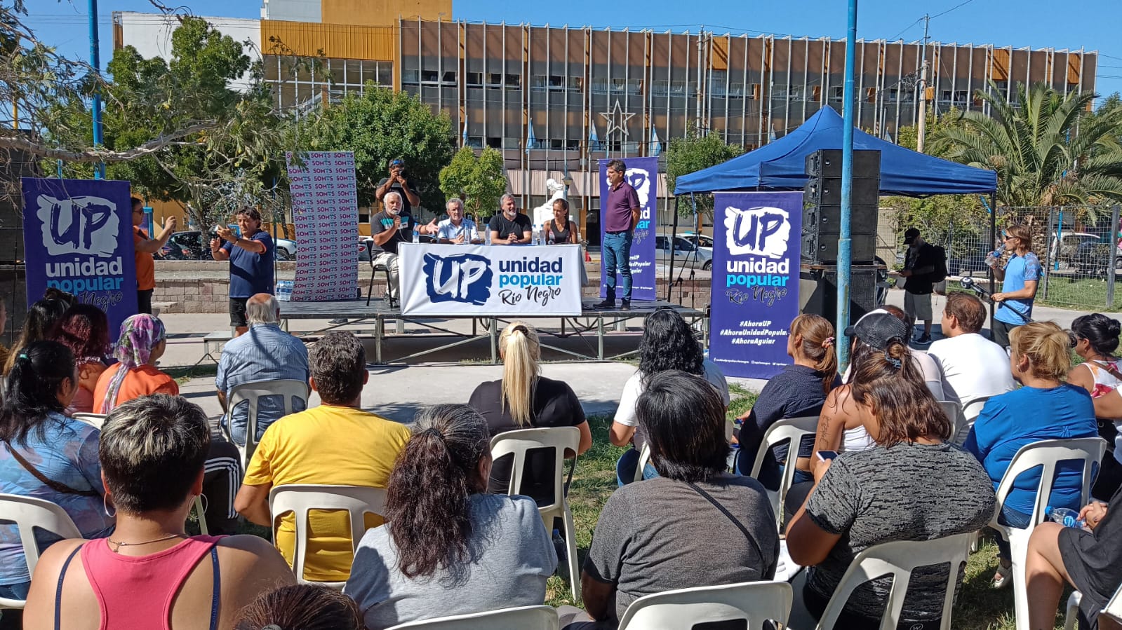 El candidato a Intendente de Unidad Popular propone "devolverle la voz a los vecinos de Roca"