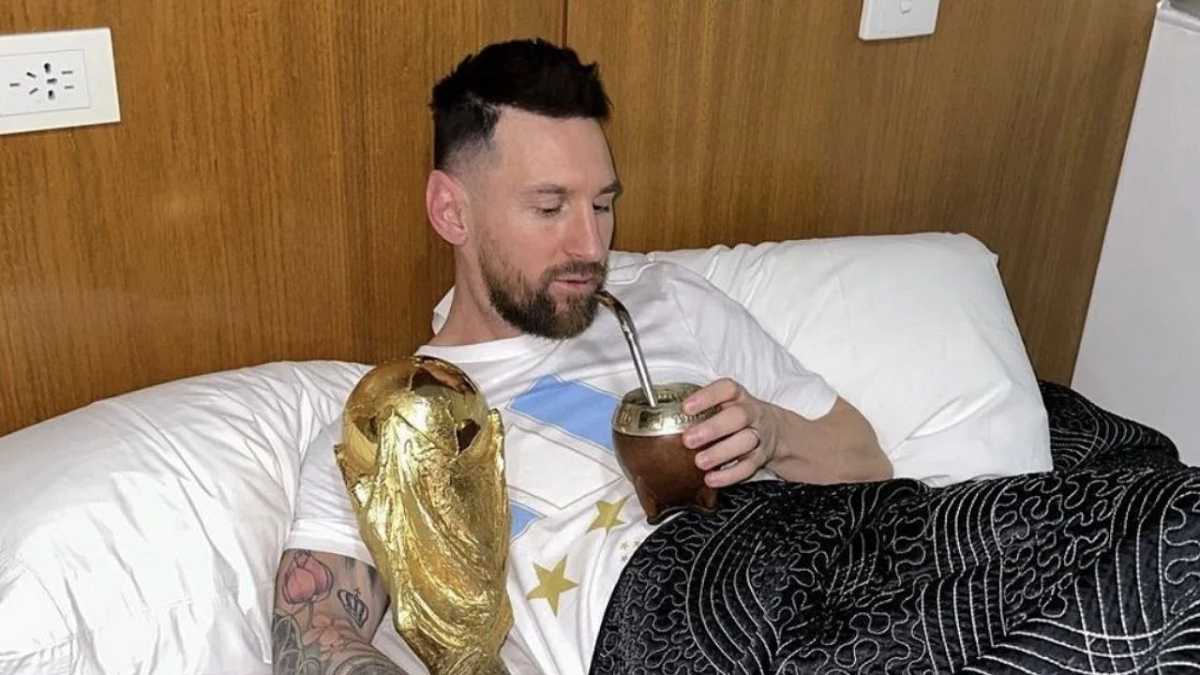 Lionel Messi compartió una foto de su mate y enloqueció a los fanáticos. 