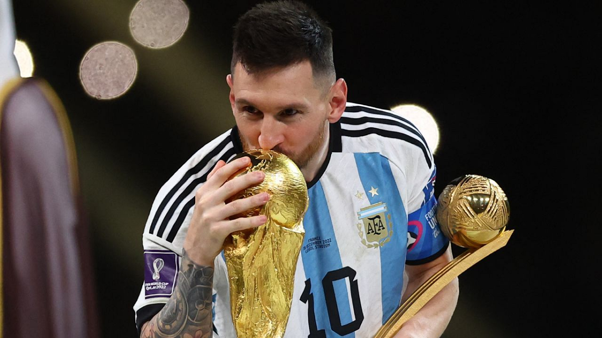 Lionel Messi y la Copa del Mundo, una Imagen inolvidable. 