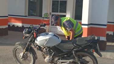 La moto secuestrada en Roca tenía pedido de secuestro desde noviembre del 2020.