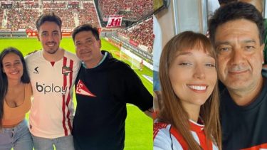 En la previa a la sentencia, el papá de Fernando Báez Sosa disfrutó de un partido con uno de sus abogados