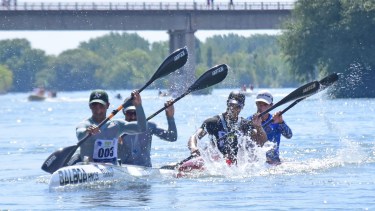 Los hermanos Balboa ganaron en el sprint final. Foto: Andrés MAripe
