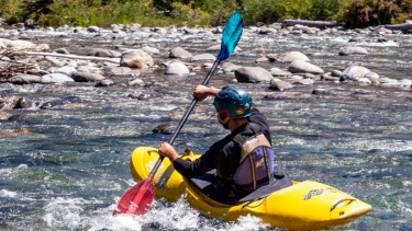 El rafting es una de las actividades que puede realizarse en esta zona. Foto: Eugenia Neme TELAM.
