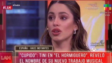 La artista se emocionó durante una entrevista al hablar de su nuevo trabajo. Foto captura.