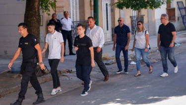 Así llegaron los testigos a Dolores, para declarar en el juicio por el asesinato de Fernando Báez Sosa en Villa Gesell. Foto La Nación.