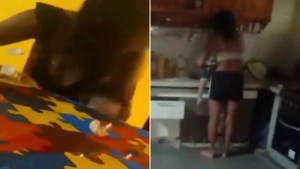 «Te cabe una re maldad»: la adolescente que golpeó a su bebé, amenazó de muerte a quien la filmó