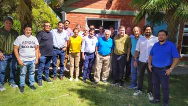 El senador y candidato a gobernador Alberto Weretilneck se reunió con la CGT Río Negro y sumó respaldos. Foto: Gentileza