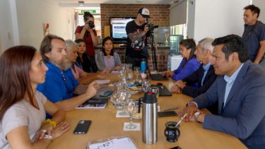 El gobierno recibió a ATEN en las oficinas de Avenida del Trabajador. Foto: gentileza.