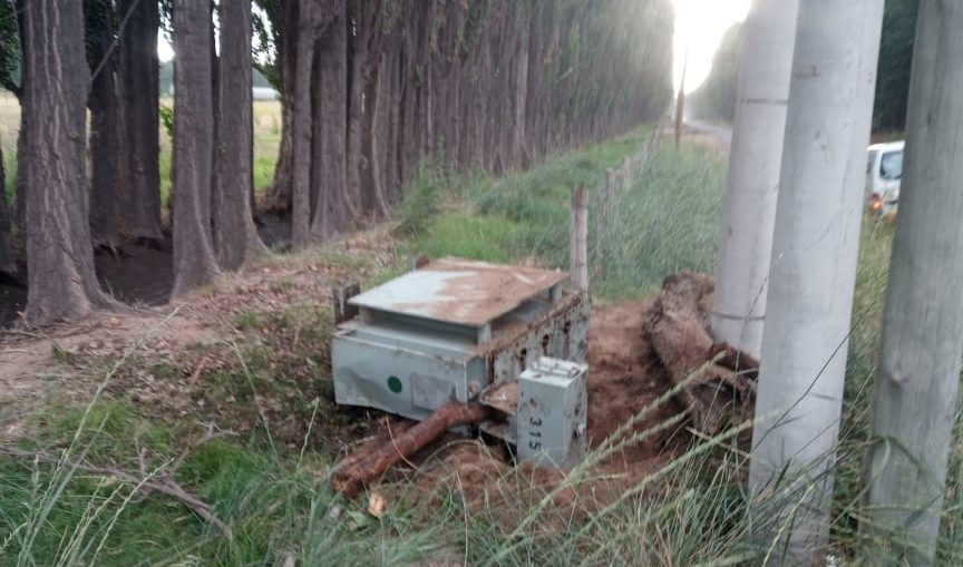 Según estimó Barhen, el perjuicio económico se estima cercano a los 100.000.000 de pesos.  Foto gentileza Edersa