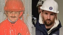 Imagen de «Un bomberito»: el peculiar look de Lionel Messi que revivió a una vieja foto de su infancia