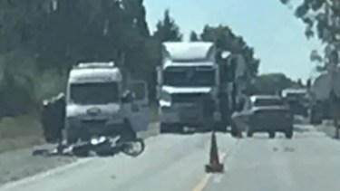 Accidente en Ruta 151. Foto: Gentileza. 