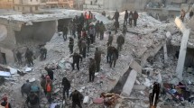 Imagen de Tragedia en Siria: por filtraciones de agua, se derrumbó un edificio y murieron 17 personas