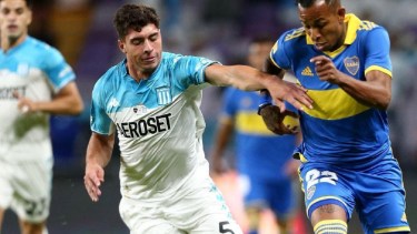 Fernando Rapallini cobró un polémico penal que calentó a la hinchada de Boca Juniors.-