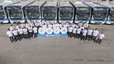Todo listo: la próxima semana comienzan a circular los nuevos colectivos en Neuquén. Foto: Gentileza