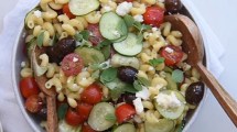 Imagen de Hoy: ensalada de pasta griega, liviana y refrescante