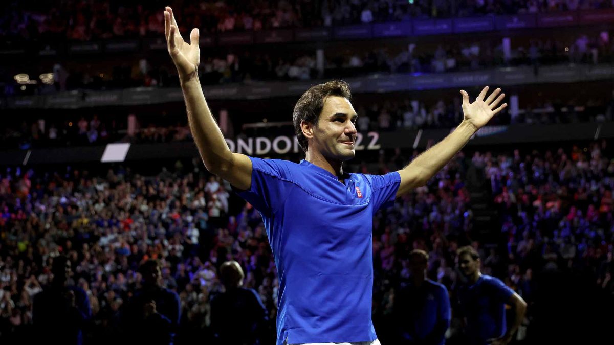 Federer le dijo adiós al tenis en la Laver Cup de Londres donde emocionó hasta a Rafael Nadal.